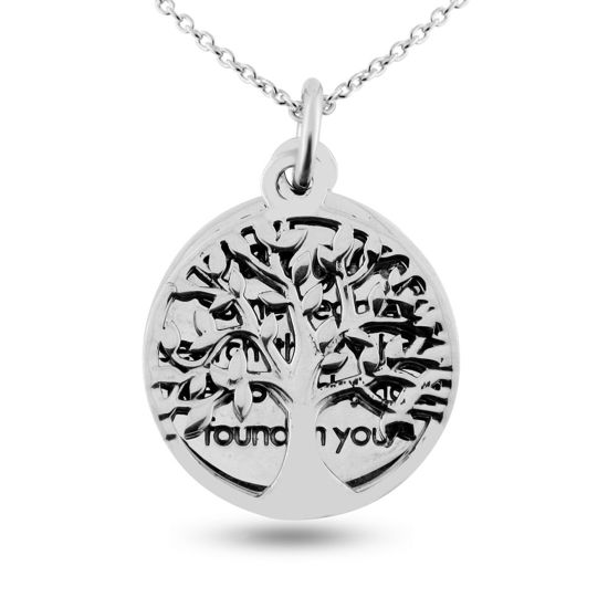 Billede af By Pind halskæde sølv For you tree of Life (40, 45 eller 50 cm)