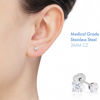 Billede af Inverness Home Ear Piercing Kit - Lav selv hul i ørene (komplet sæt kugle 3 mm zirkonia)