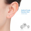 Billede af Inverness Home Ear Piercing Kit - Lav selv hul i ørene (komplet sæt kugle 3 mm stål)